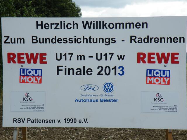 1. Hinweistafel in Holtensen