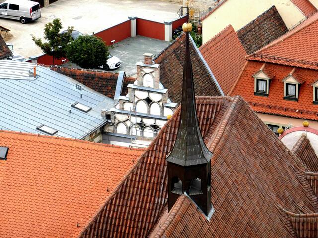 ..... das Türmchen auf dem Rathaus