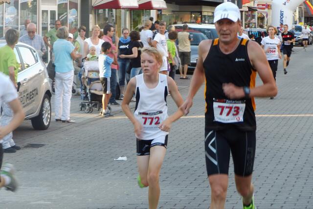 4 km Lauf: Vater-Sohn Duell