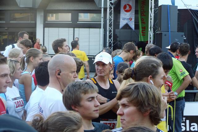Startblock des 4 km Laufes