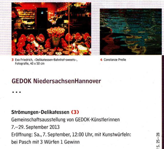 Ausstellung Delikatessen der GEDOK im Kunstplan Hannover