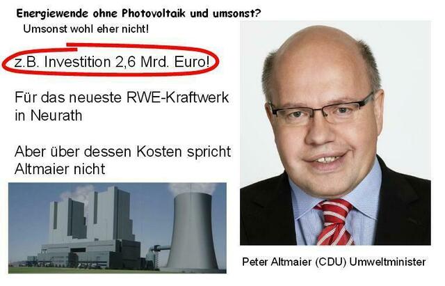 ... fördert umweltschädliche Braunkohle-Kraftwerke | Foto: von Fabeck SFV
