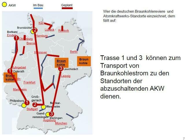 dafür baut man unsinnige Stromtrassen. | Foto: von fabeck SFV