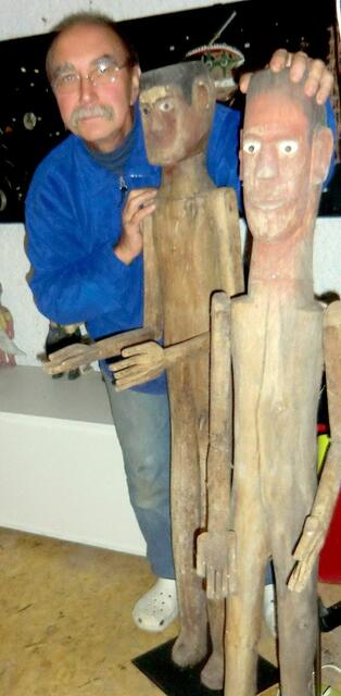 Figurenpaar der Toraja in Sulawesi