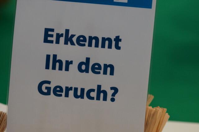 Der Geruchssinn ist gefragt.
