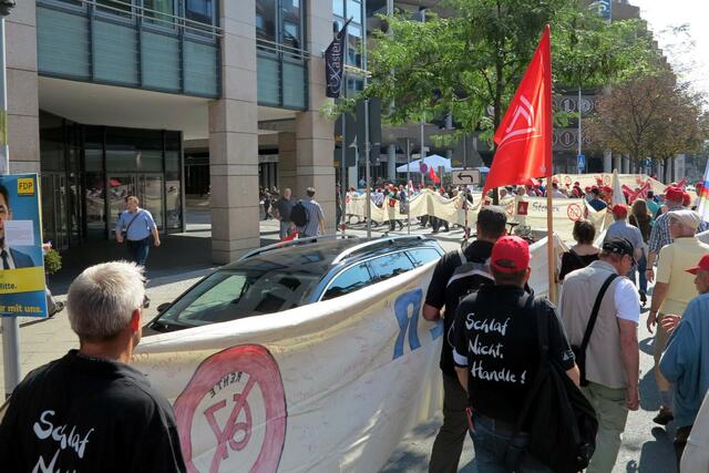 Der Demonstrationszug durch die Stadt | Foto: DGB Ortsverband Bad Lauterberg
