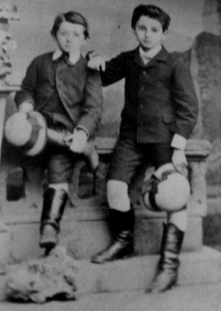 Ari und Alfred Meyer, Söhne von Samson Meyer.