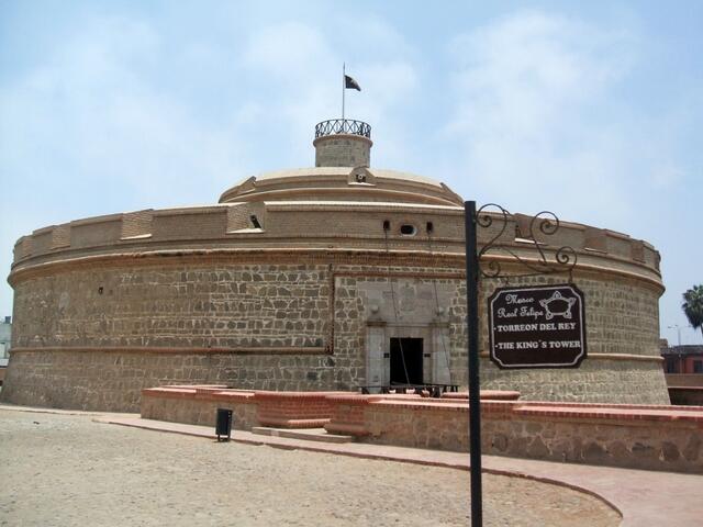 Fort Real Felipe am Hafen von Callao