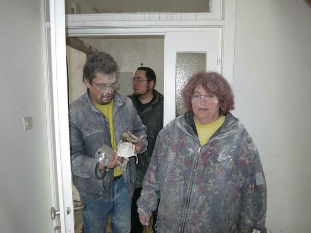 3 Staubige Brüder im Eingangsbereich