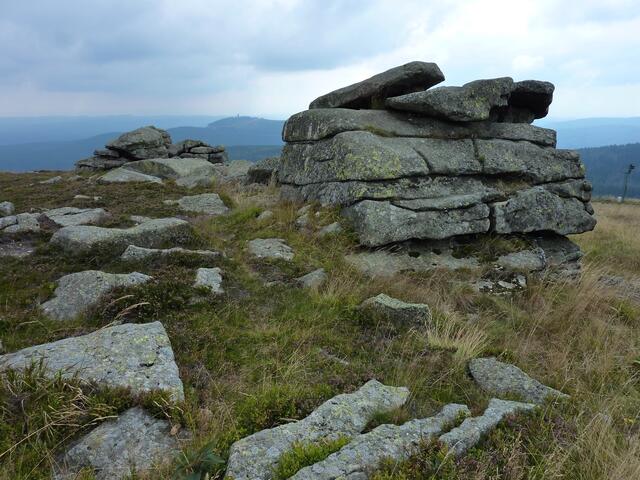 Die Granitklippen der Teufelskanzel und des Hexenaltars