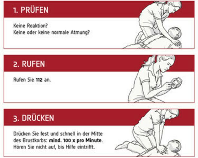 Prüfen! Rufen! Drücken!