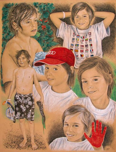/ Tomé T.Etzensperger / KinderporträtmuseumJonathan mit roter Hand