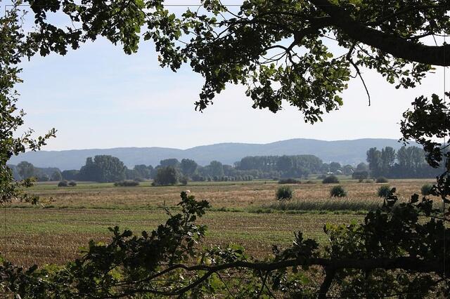 Blick auf das Wiehengebirge.