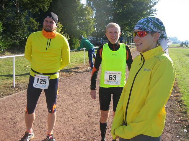 Dirk, Detlef und Mandy kurz vor dem Start
