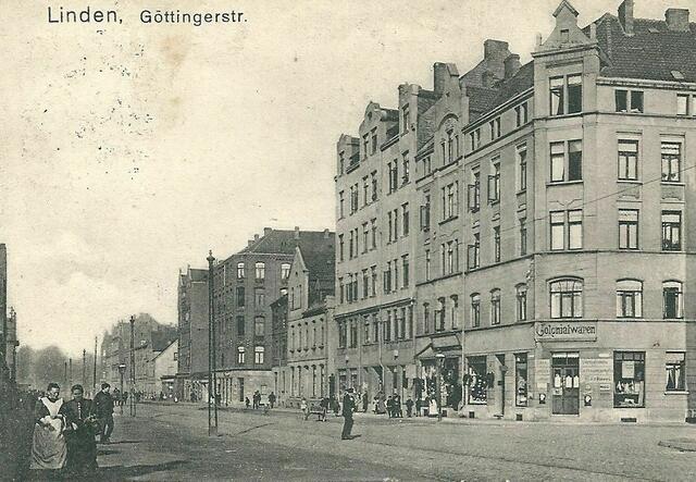 Die Göttinger Straße vor 100 Jahren...