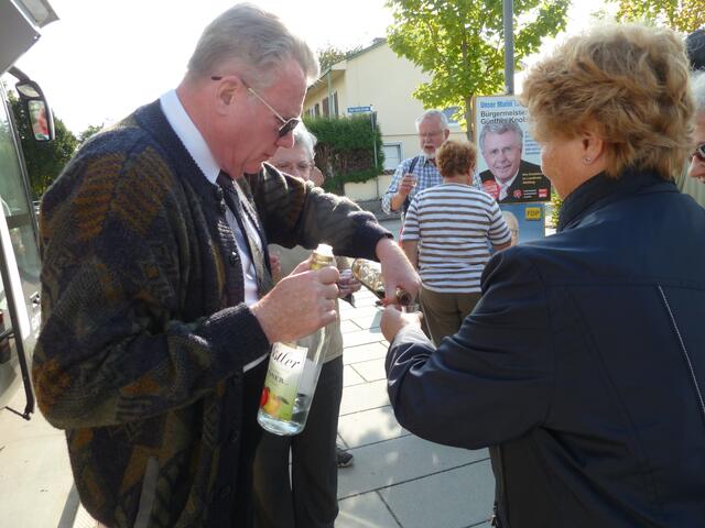 Anschließend gab es flüssiges Obst,das mochte jeder.