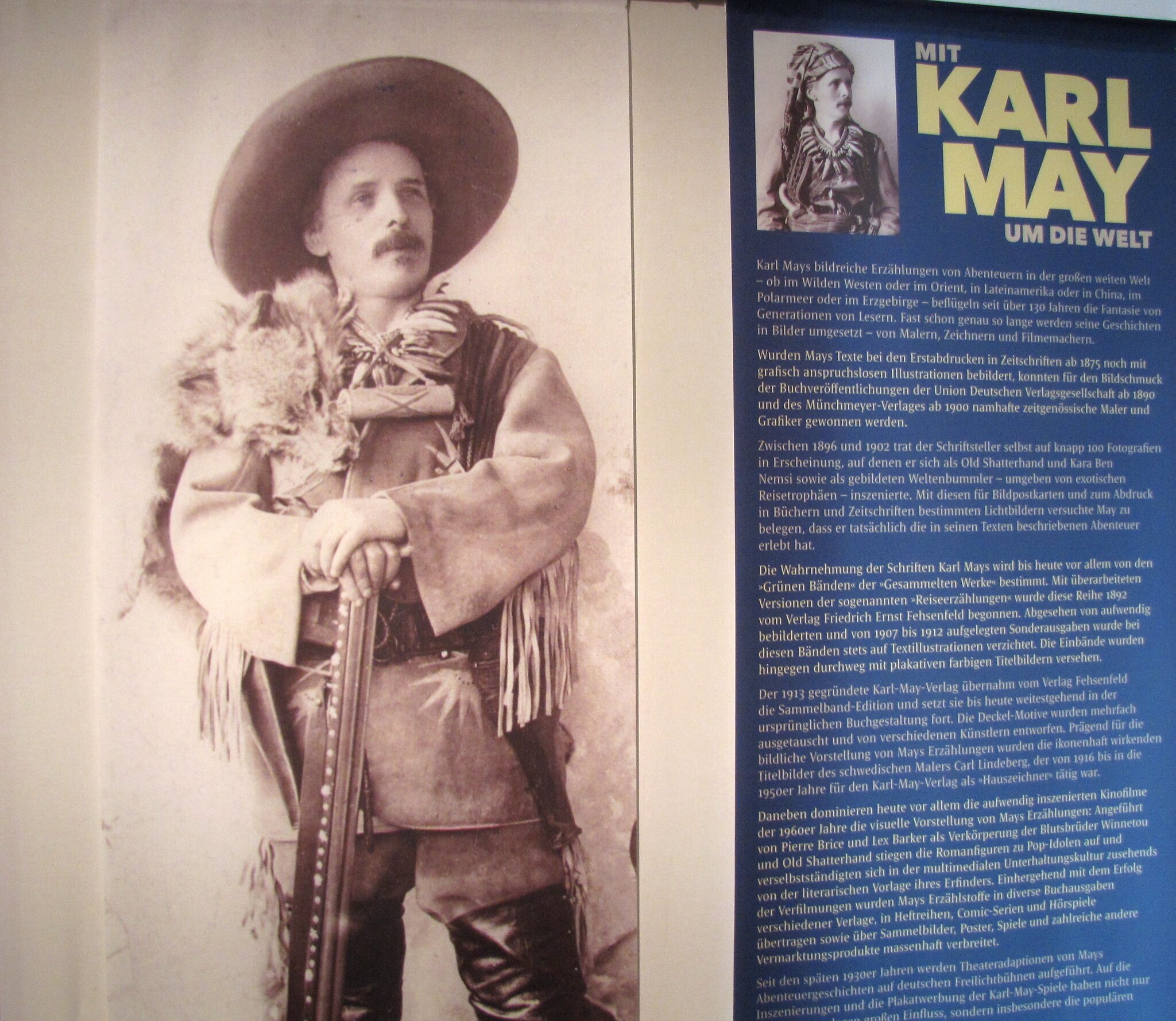 Eine Karl May Ausstellung im Wilhelm Busch Museum, und Erinnerungen an