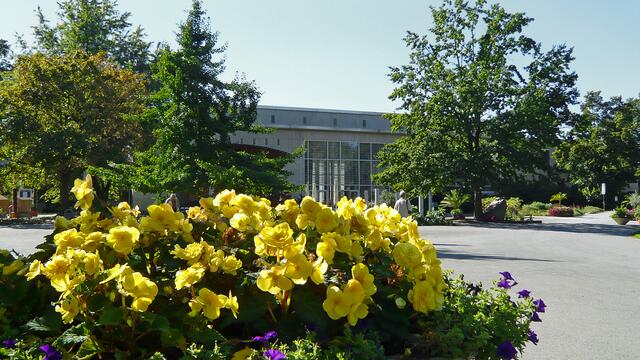 Vor der Wandelhalle