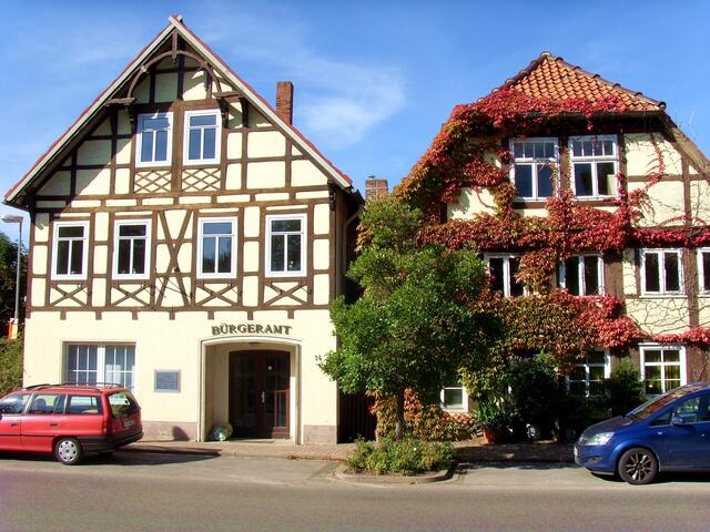 Fachwerkhäuser in der Schlossstraße......