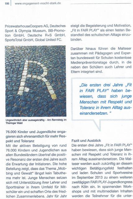 im BAKI-Brief vom 8. Oktober 2013: Daniel Könen, Malteser Kinder- und Jugendengagement... (3) | Foto: www.engagement-macht-stark.de