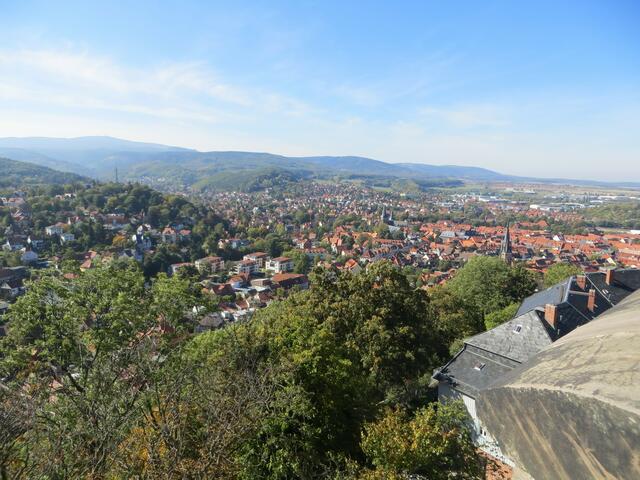 Wahnsinnsblick über Wernigerode bis hin zum Brocken!