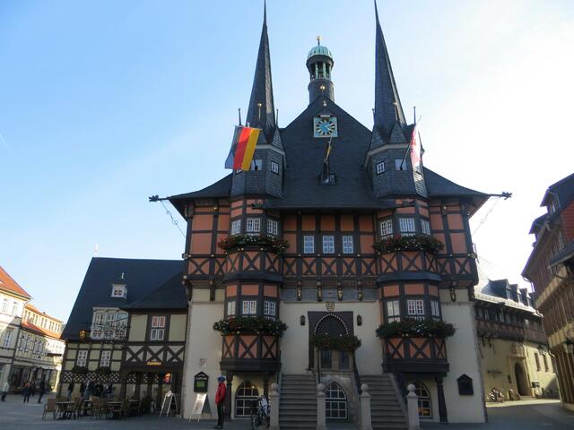 Das schöne Rathaus in der historischen Altstadt!