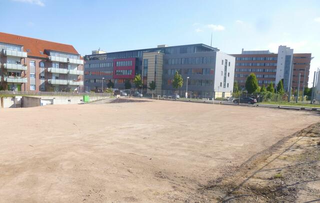 Alles ist vorbereitet für einen (baldigen?) Baubeginn.