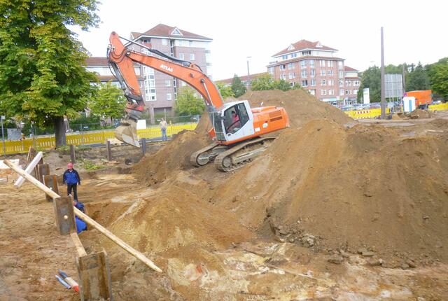 Die Ramme kam bereits zum Einsatz.