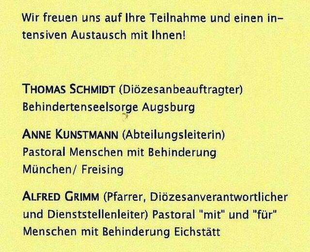 Die Verantwortlichen