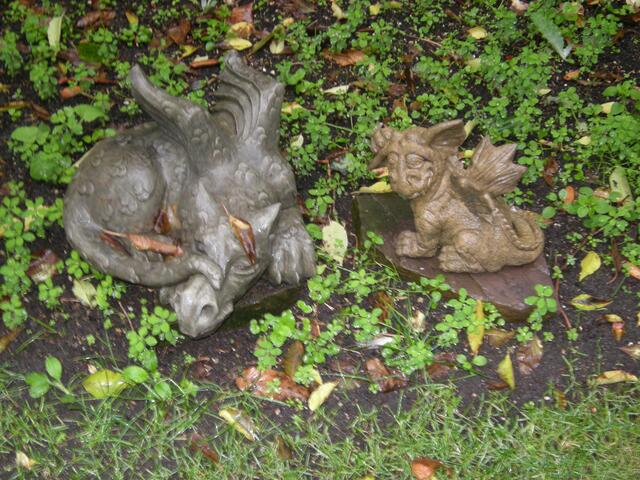 Unsere Gartenbewacher.