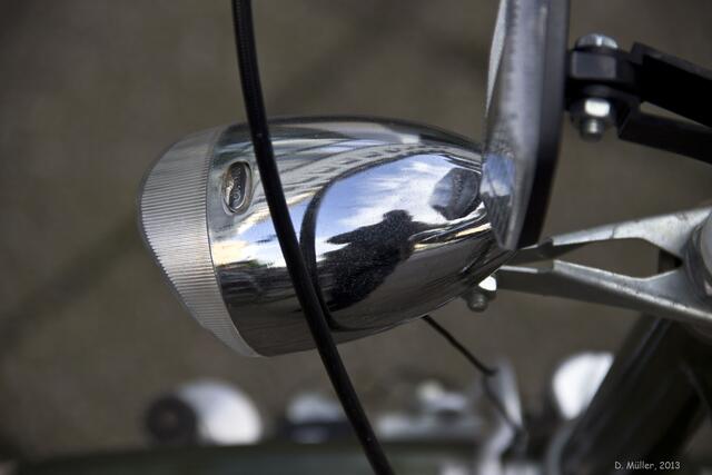 Die klassische Fahrradlampe II. Ist aber auch eine allmählich aussterbende Spezies.