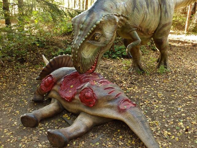 Im Dinosaurier-Park Münchehagen