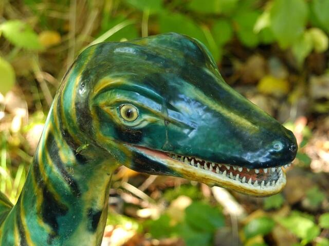 Im Dino-Park Münchehagen: Der Procompsognathus