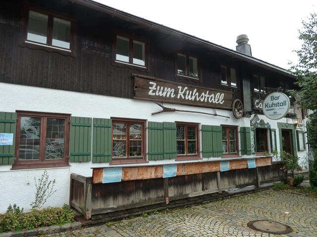 Die Gaststätte zum Kuhstall.