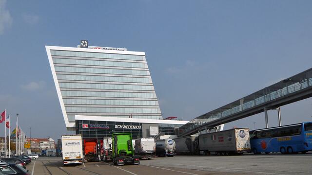 Terminalgebäude am Schwedenkai