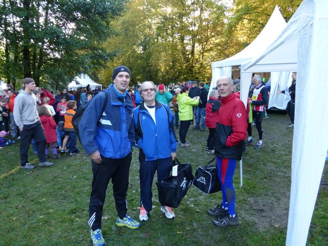Vor dem Start: Marko, Arnim und Alfred.
