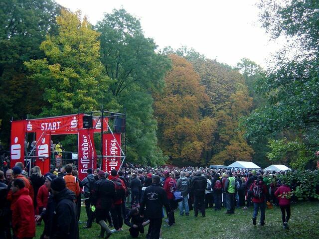 36. Harz-Gebirgslauf Wernigerode-Hasserode - Marathonaufstellung.