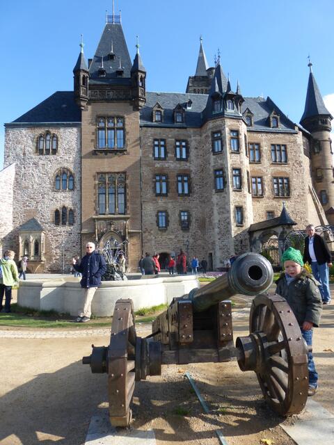 Das Schloß Wernigerode ist ein Blickfang.