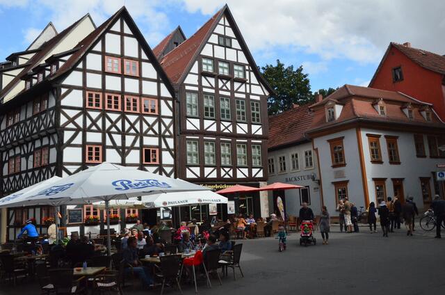 Prachtvoll restaurierte Fassaden