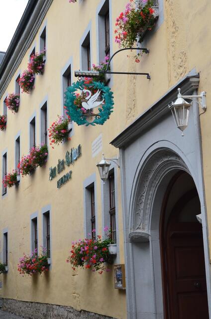 Nasenschild auf der Krämerbrücke