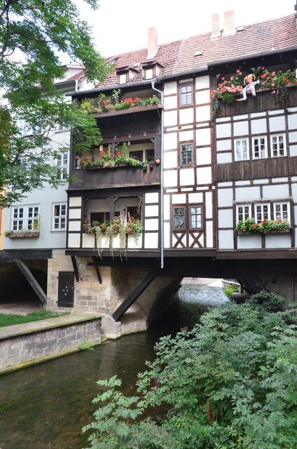 Die Krämerbrücke über der Gera
