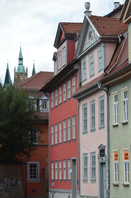 Prachtvoll restaurierte Fassaden