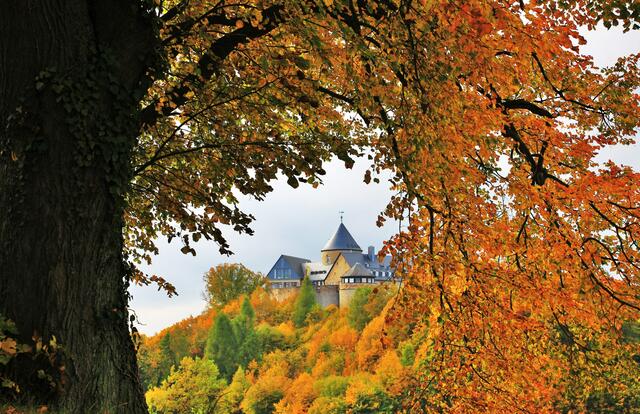 Schloss Waldeck, das Schloss aller Burgen, im Oktober 2013