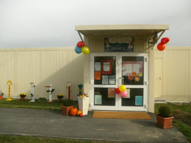 Das Kinderhaus am Ballonstartplatz...