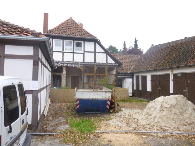 Beginn der Sanierung, 2013.