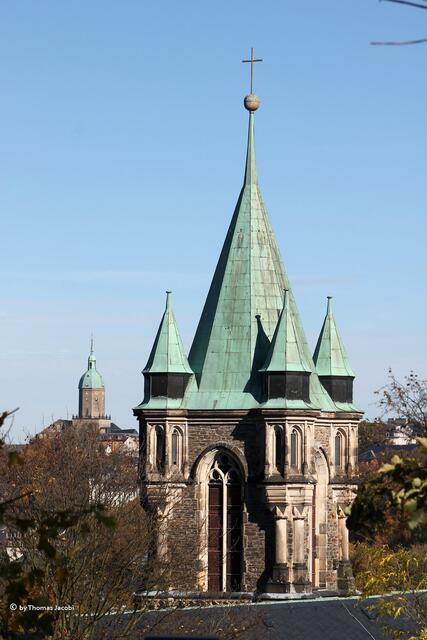 Von der Frauenstraße aus hat man diese Aussichten: St. Annen hinten links.