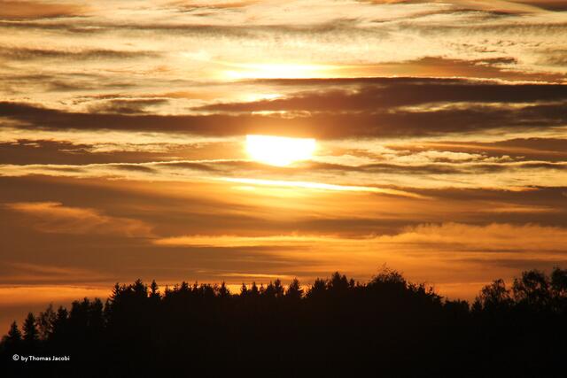 So langsam sank die Sonne...