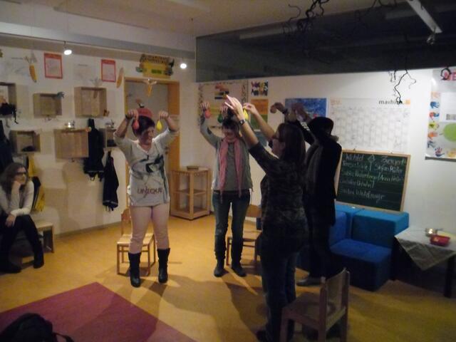 Die Äpfel und Birnen hängen am Baum, ganz hoch ...