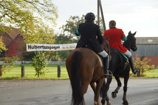 Heute jagd Hubertus in Heitlingen