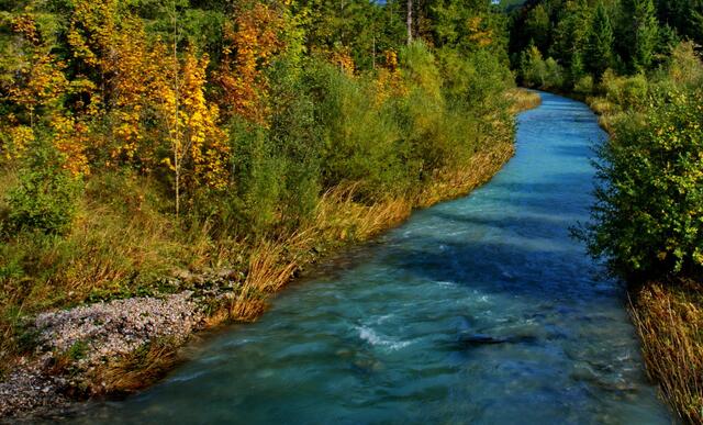 Die junge Isar bei Mittenwald